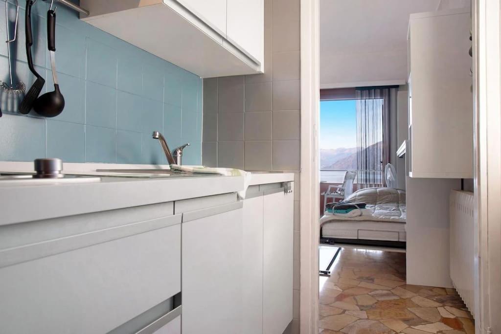 Ferienwohnung Studio Belvedere Brezzo Exteriör bild