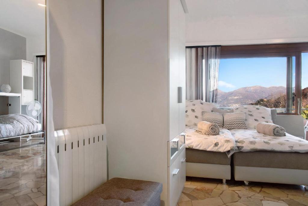 Ferienwohnung Studio Belvedere Brezzo Exteriör bild